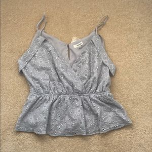Peplum tank top